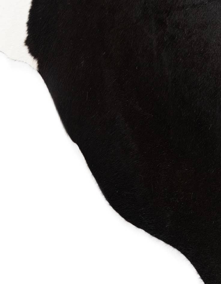 Detail image of 5' x 5' 9 Cowhide Leather Rug