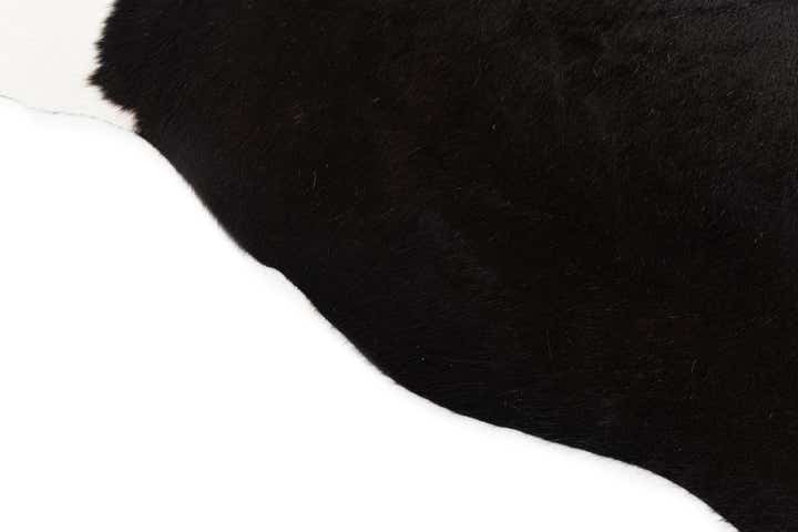 5' x 5' 9 Cowhide Leather Rug