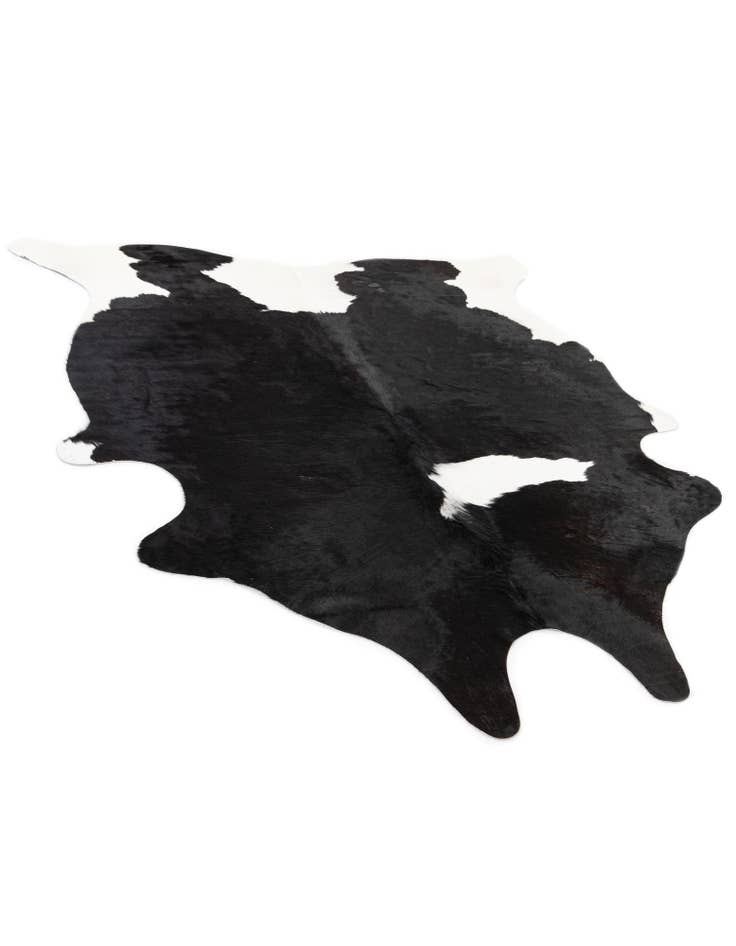 Detail image of 5' 3 x 6' 9 Cowhide Leather Rug