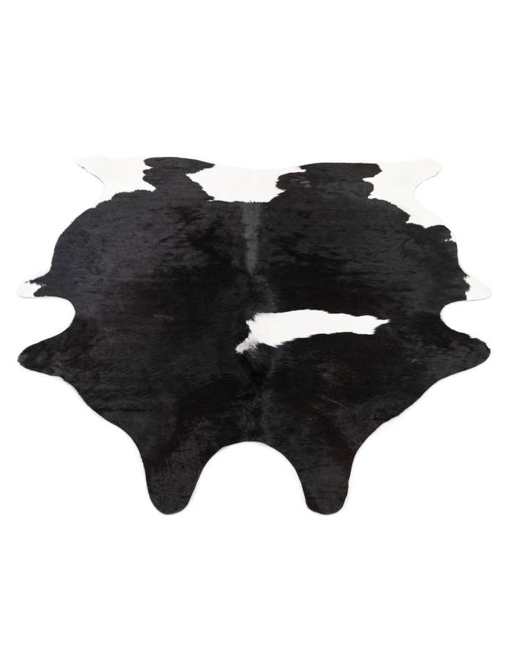 Detail image of 5' 3 x 6' 9 Cowhide Leather Rug