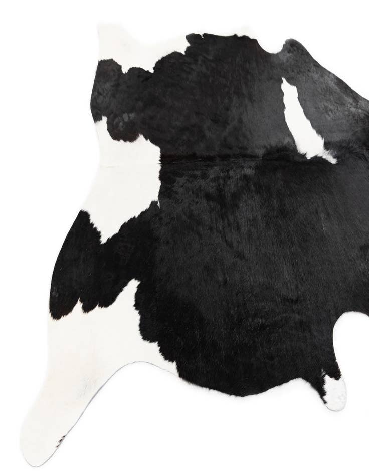 Detail image of 5' 3 x 6' 9 Cowhide Leather Rug