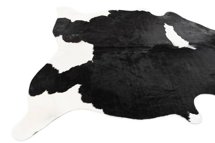 Detail image of 5' 3 x 6' 9 Cowhide Leather Rug