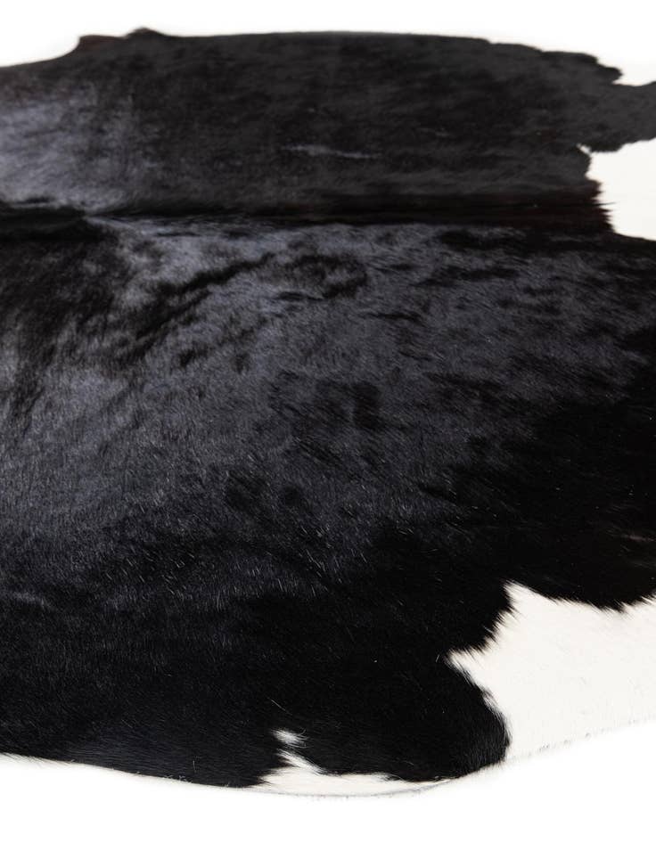 Detail image of 5' 3 x 6' 9 Cowhide Leather Rug