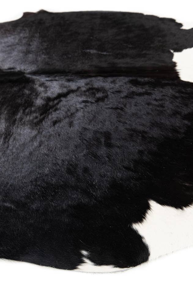 Detail image of 5' 3 x 6' 9 Cowhide Leather Rug