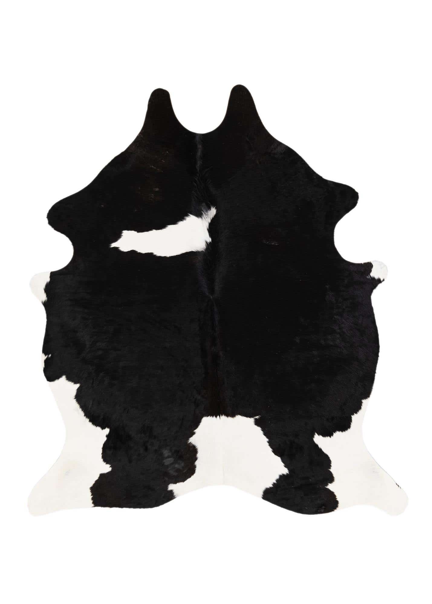 5' 3 x 6' 9 Cowhide Leather Rug