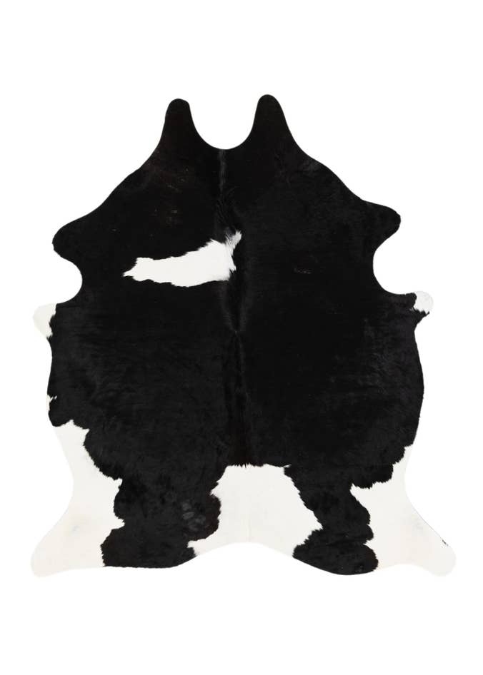 Detailfoto van 160cm x 205cm Cowhide Leather Vloerkleed