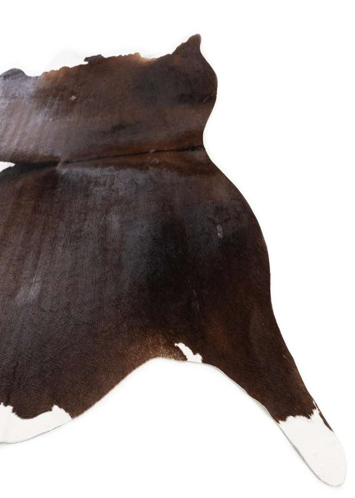 5' 1 x 6' 3 Cowhide Leather Rug