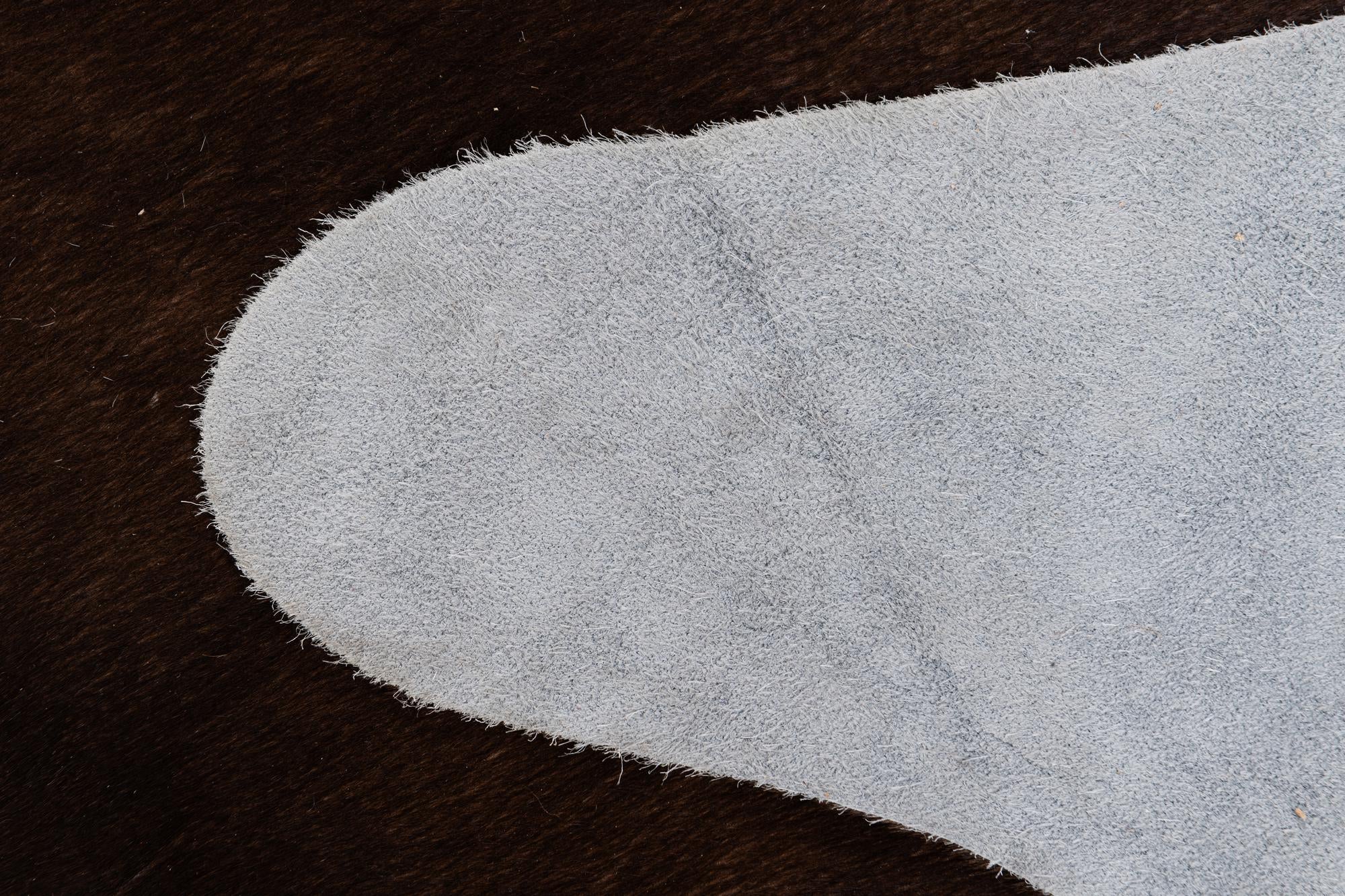 5' 1 x 6' 3 Cowhide Leather Rug