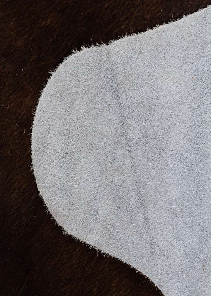 5' 1 x 6' 3 Cowhide Leather Rug