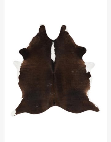 5' 1 x 6' 3 Cowhide Leather Rug
