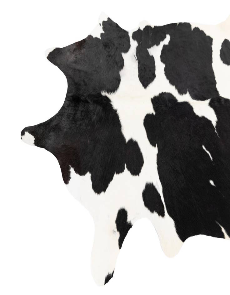 Detail image of 5' 2 x 6' 6 Cowhide Leather Rug