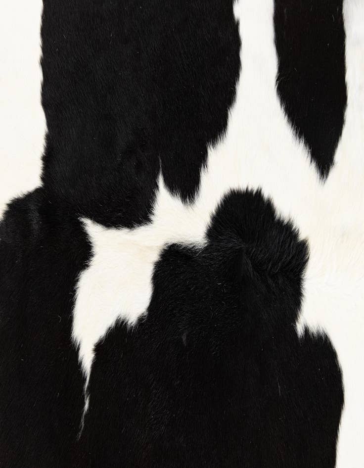 Detail image of 5' 2 x 6' 6 Cowhide Leather Rug