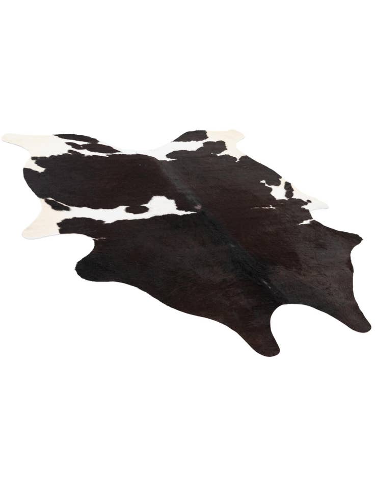Detail image of 5' x 5' 7 Cowhide Leather Rug