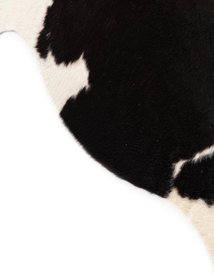 Detail image of 5' x 5' 7 Cowhide Leather Rug