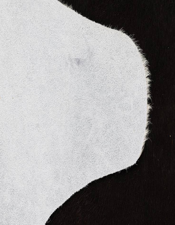 Detail image of 5' x 5' 7 Cowhide Leather Rug