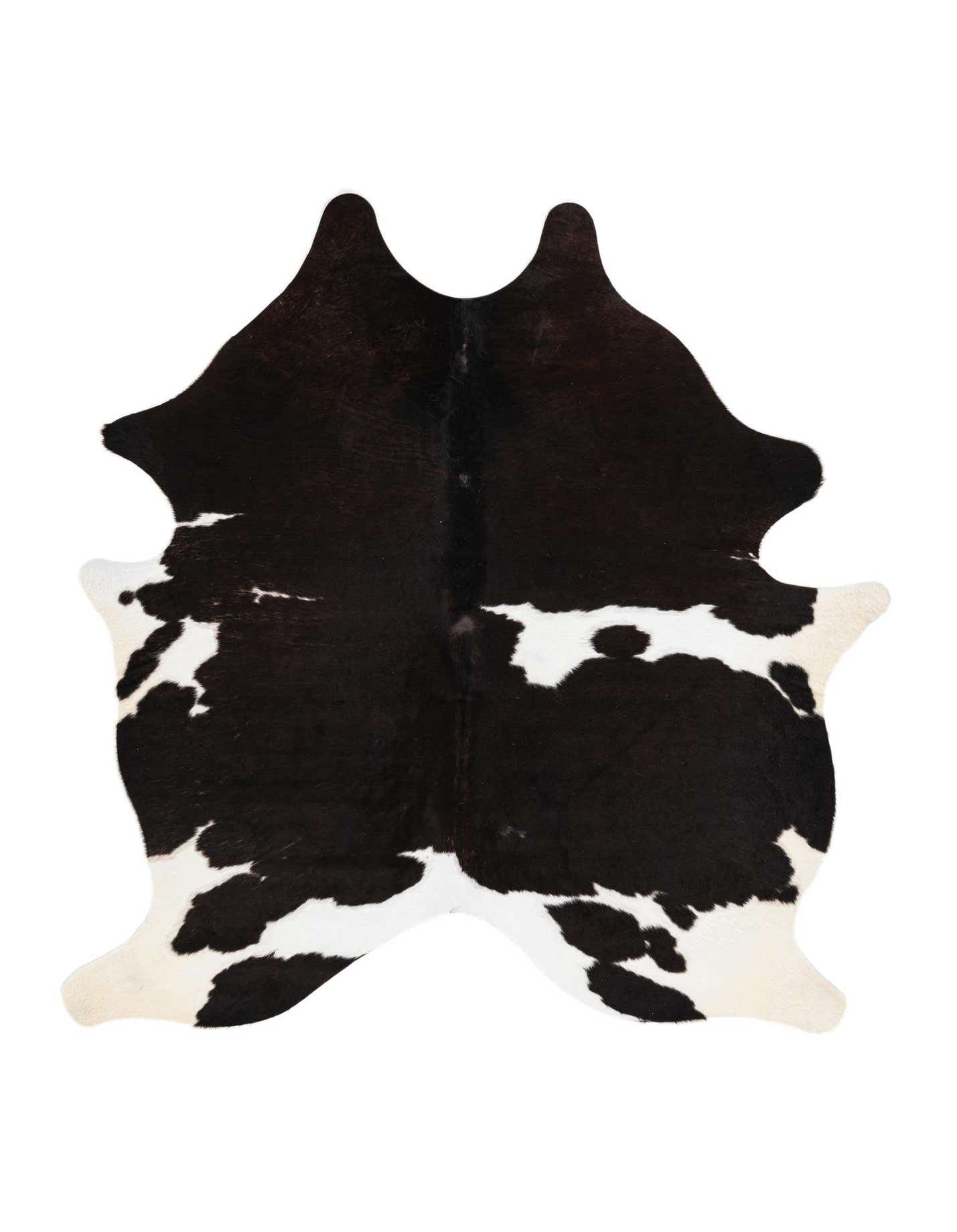 5' x 5' 7 Cowhide Leather Rug