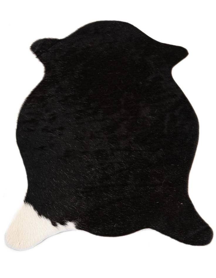 Detail image of 1' 8 x 2' 7 Cowhide Leather Rug