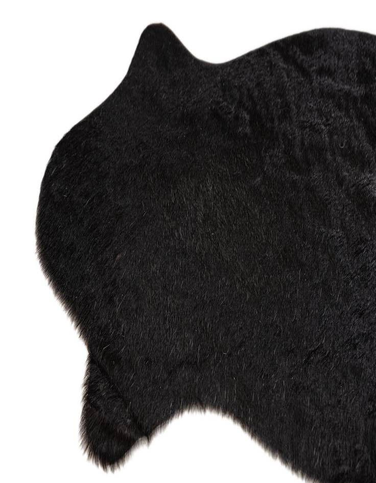 Detail image of 1' 8 x 2' 7 Cowhide Leather Rug