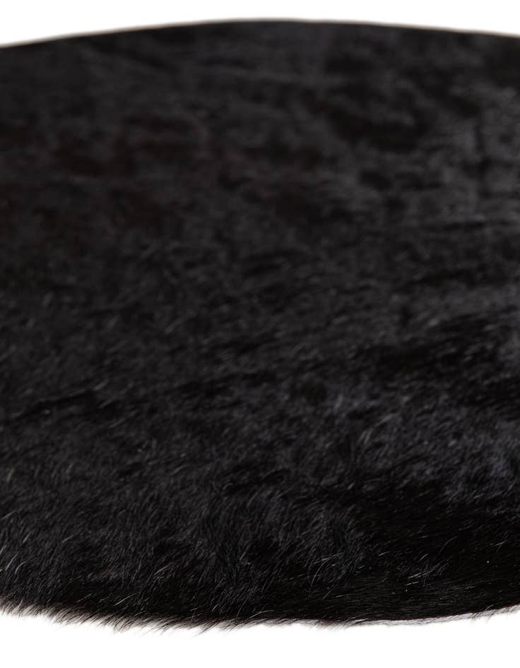 Detail image of 1' 8 x 2' 7 Cowhide Leather Rug