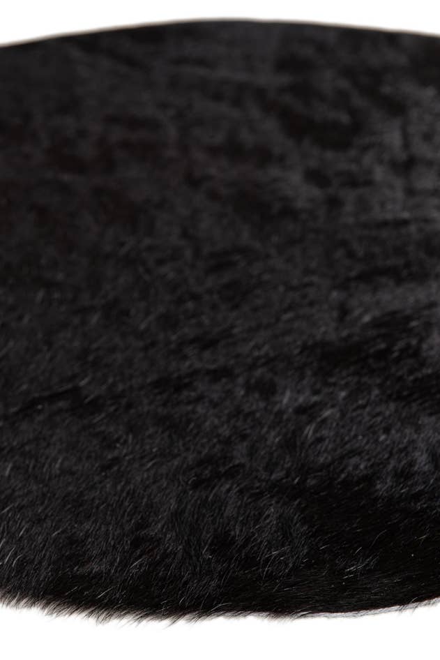 Detail image of 1' 8 x 2' 7 Cowhide Leather Rug