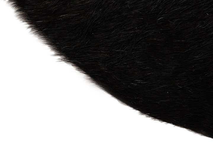 1' 8 x 2' 7 Cowhide Leather Rug
