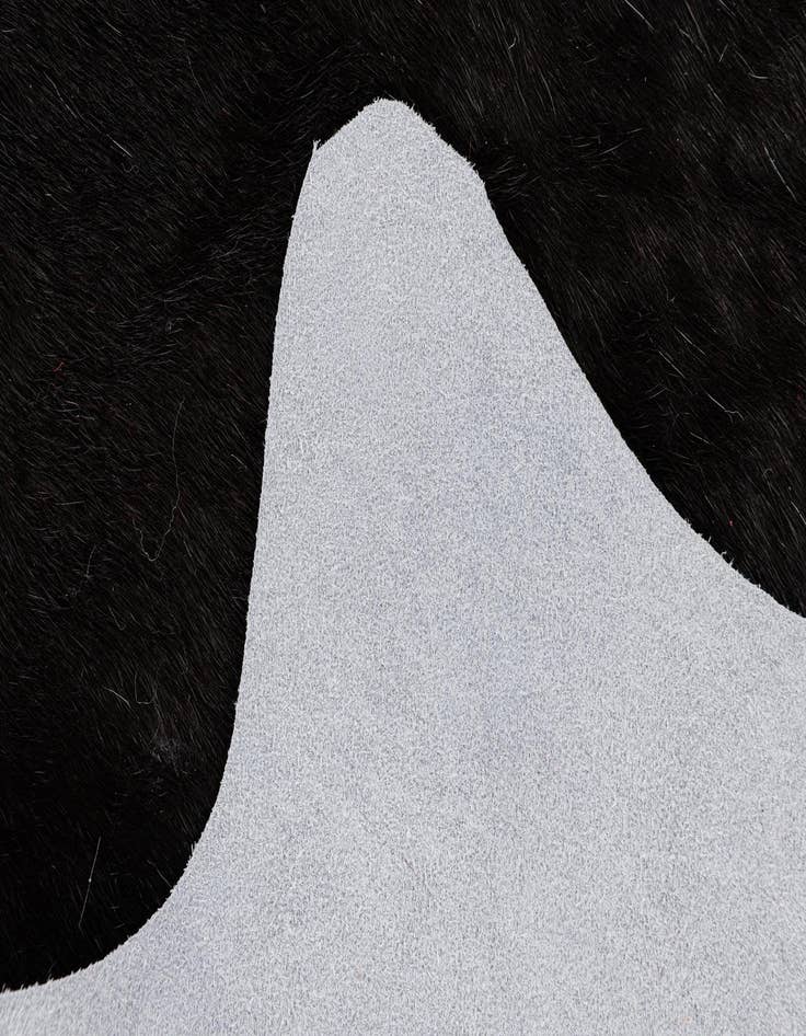 Detail image of 1' 8 x 2' 7 Cowhide Leather Rug