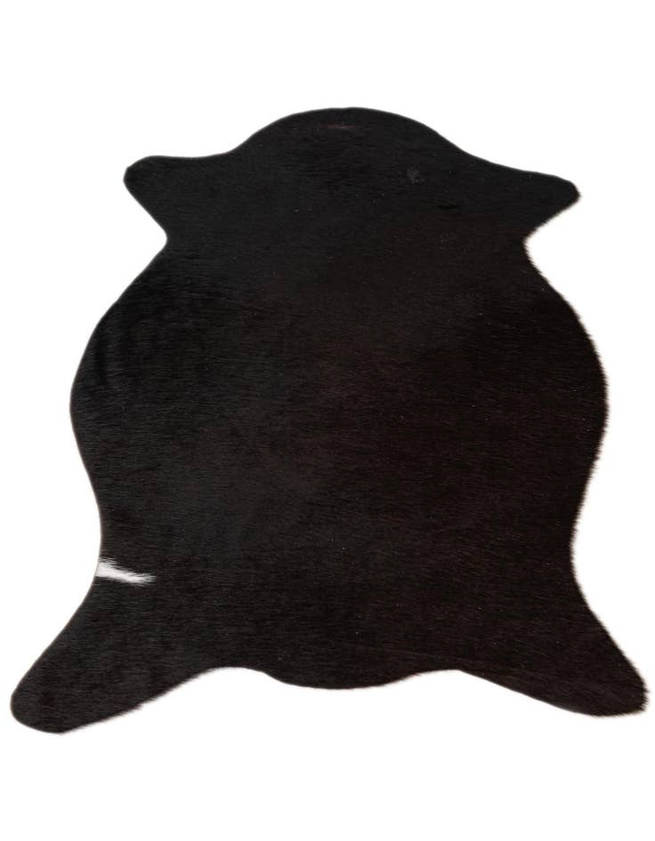 Detail image of 1' 8 x 2' 7 Cowhide Leather Rug