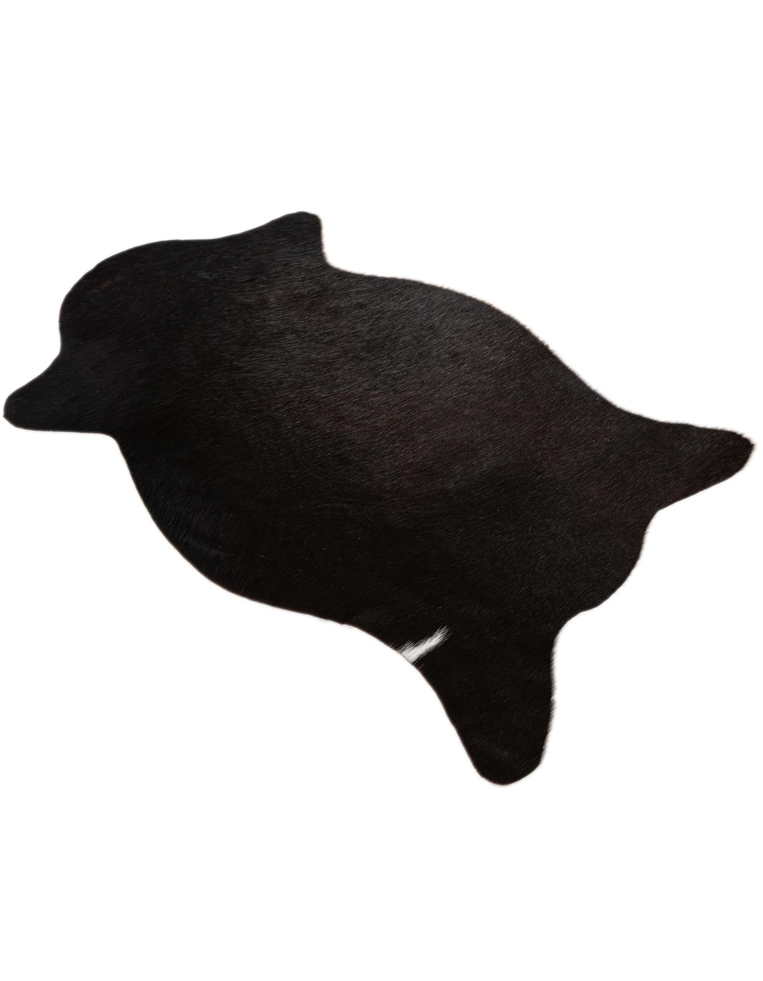 50cm x 80cm Cowhide Leather Alfombra