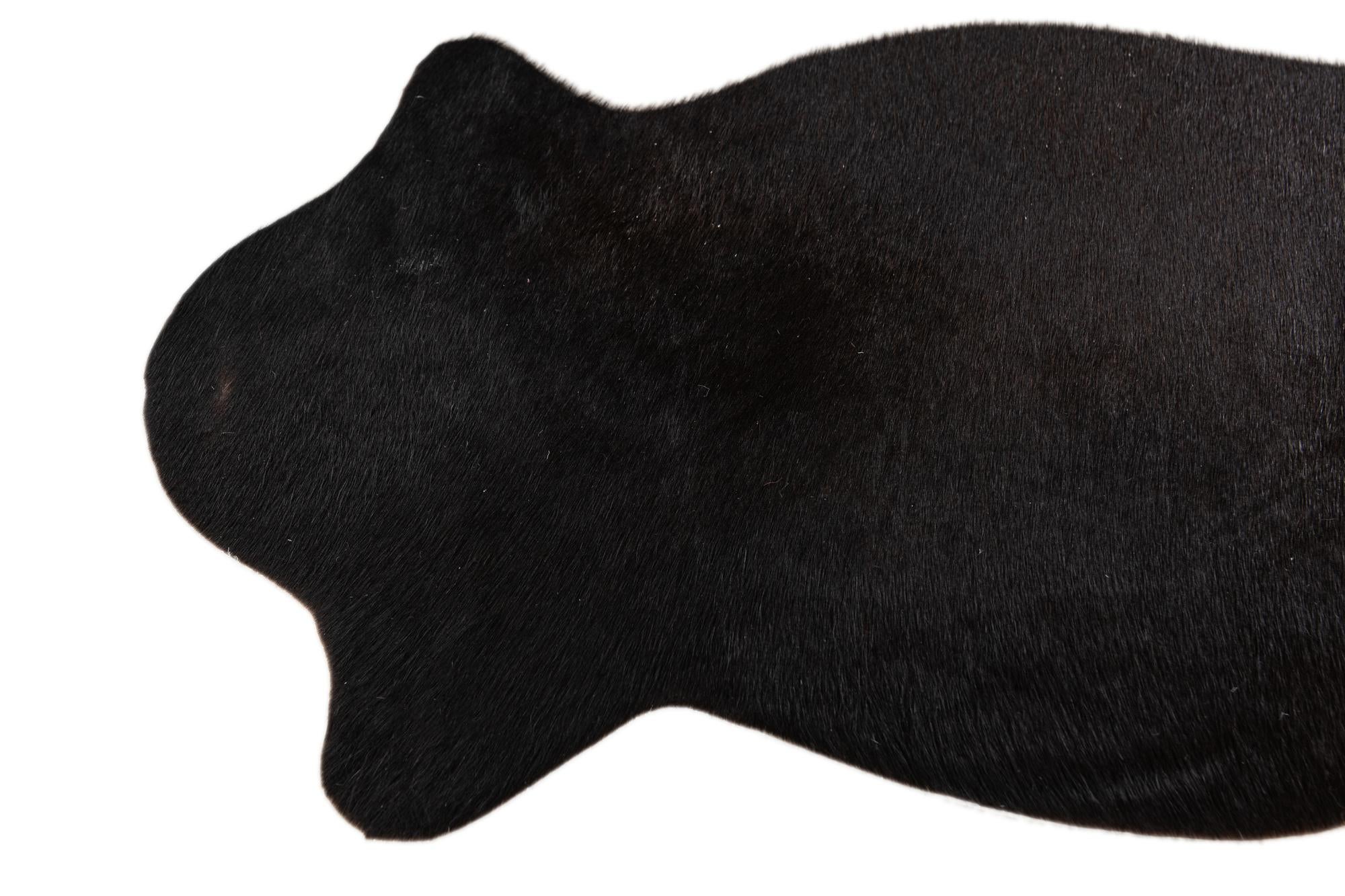 50cm x 80cm Cowhide Leather Alfombra