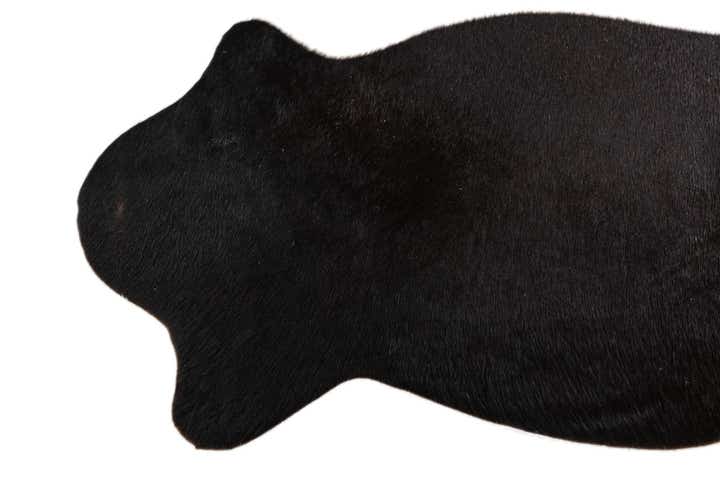 1' 8 x 2' 7 Cowhide Leather Rug