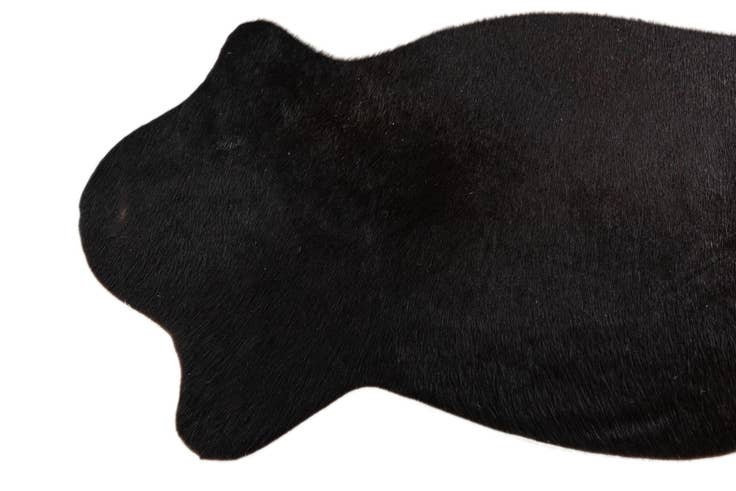 Detail image of 1' 8 x 2' 7 Cowhide Leather Rug