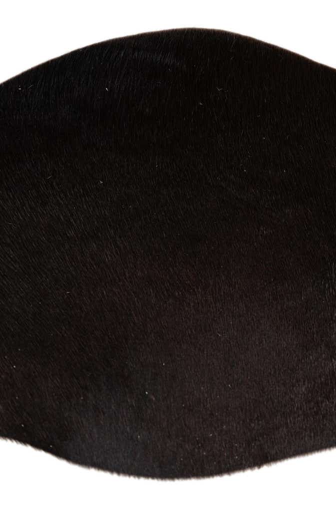 1' 8 x 2' 7 Cowhide Leather Rug