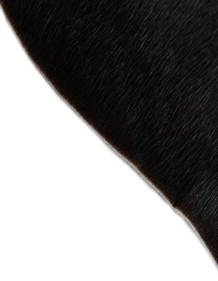 Detail image of 1' 8 x 2' 7 Cowhide Leather Rug