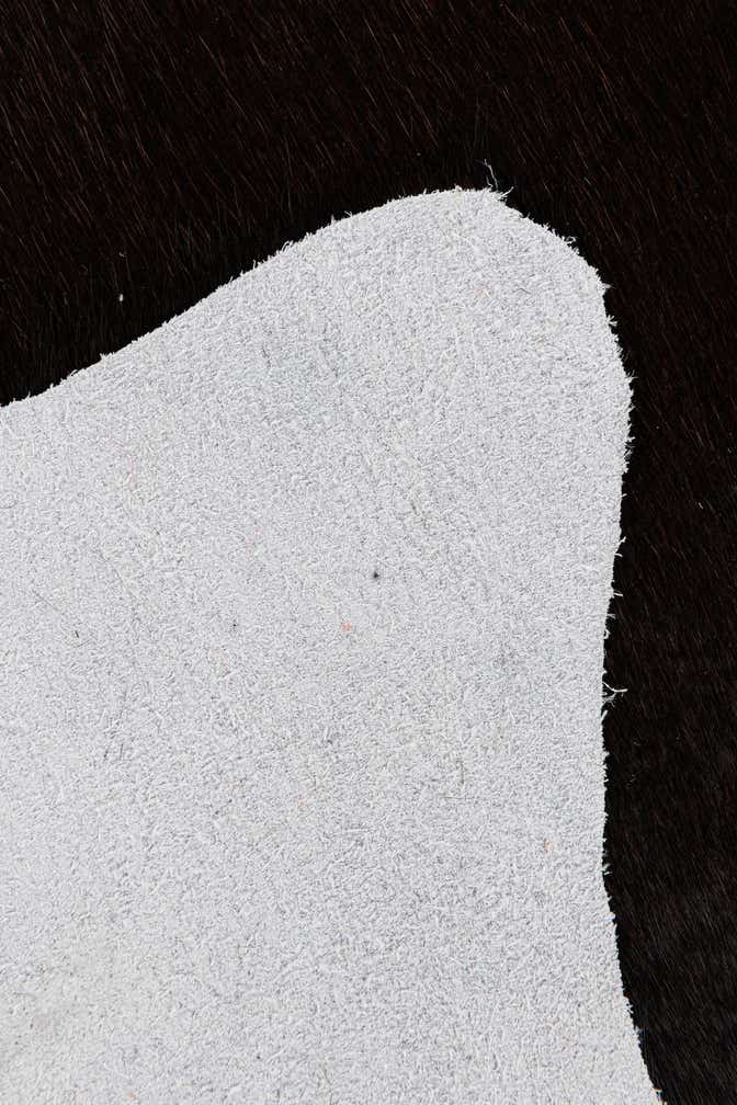1' 8 x 2' 7 Cowhide Leather Rug