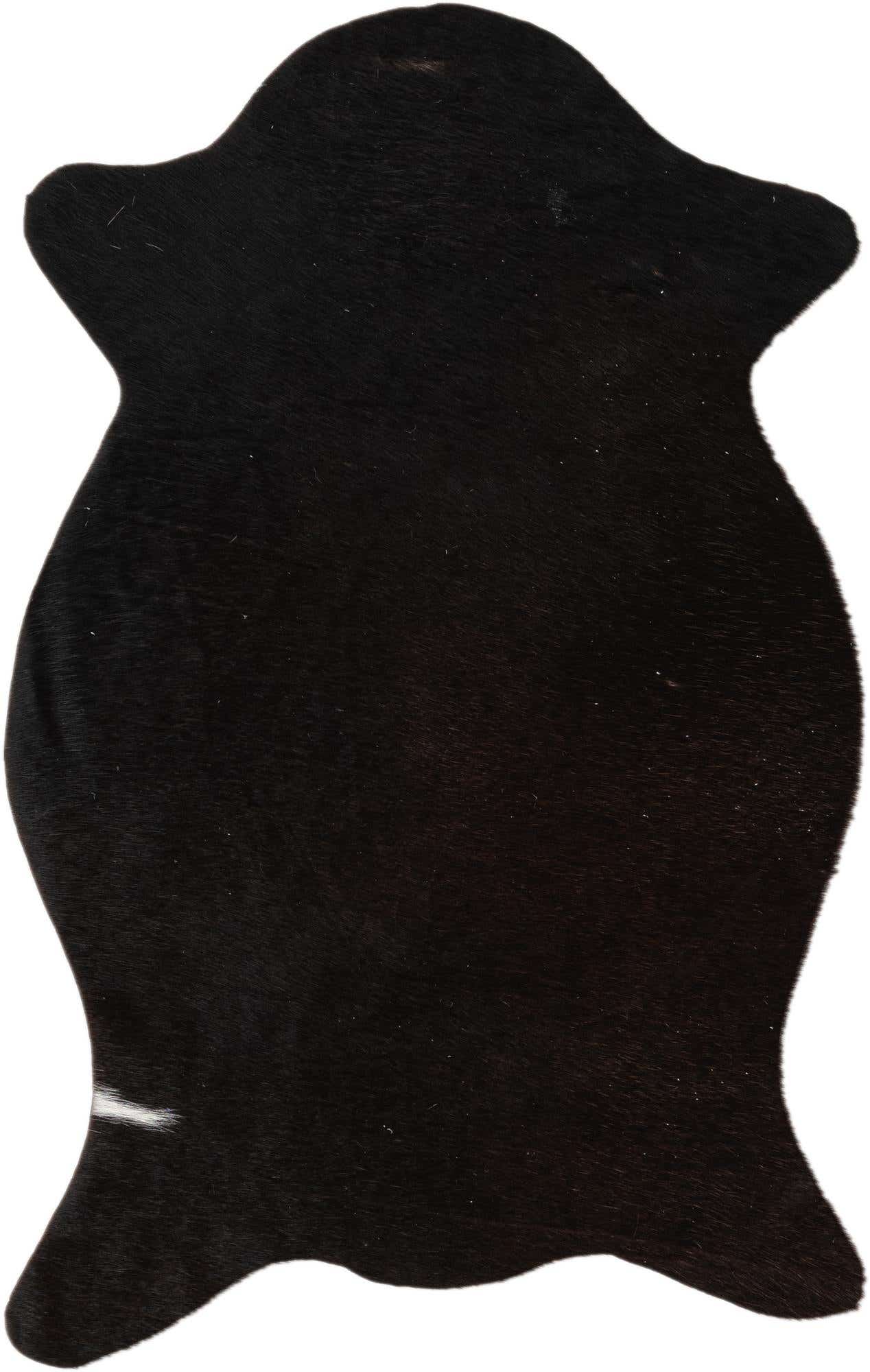 1' 8 x 2' 7 Cowhide Leather Rug