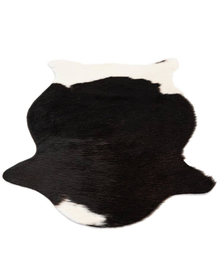 Detail image of 1' 8 x 2' 7 Cowhide Leather Rug