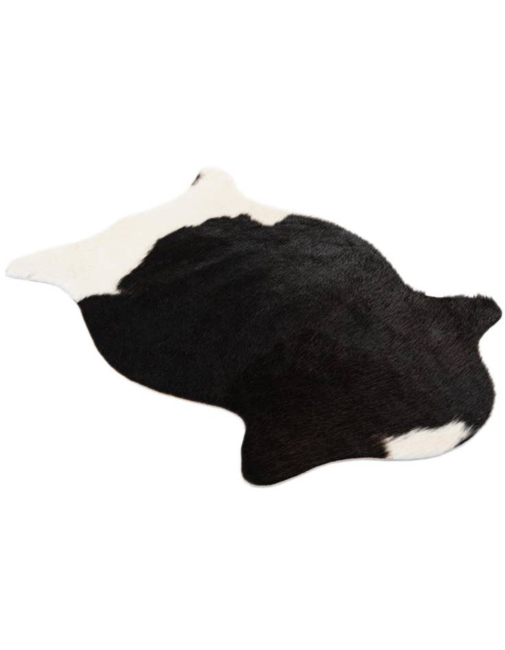 Detail image of 1' 8 x 2' 7 Cowhide Leather Rug