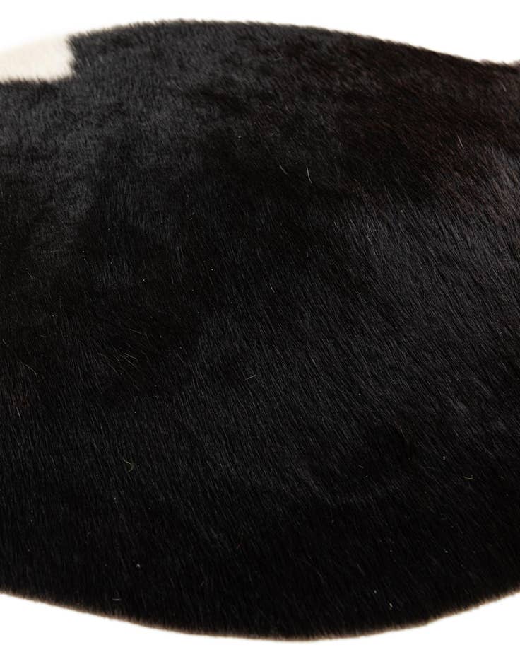 Detail image of 1' 8 x 2' 7 Cowhide Leather Rug