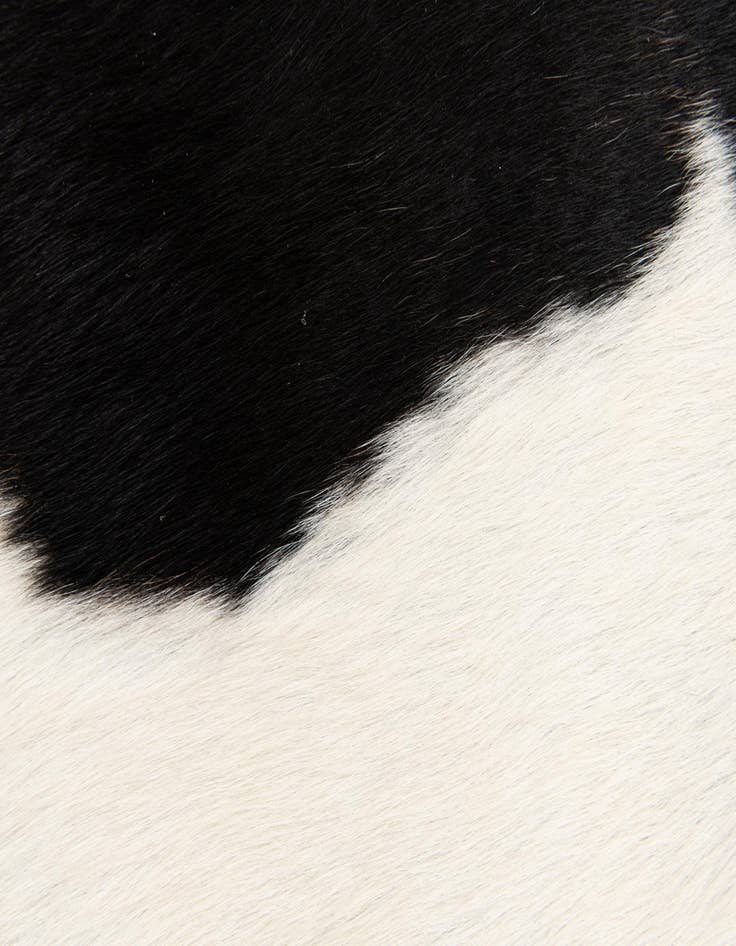 Detail image of 1' 8 x 2' 7 Cowhide Leather Rug