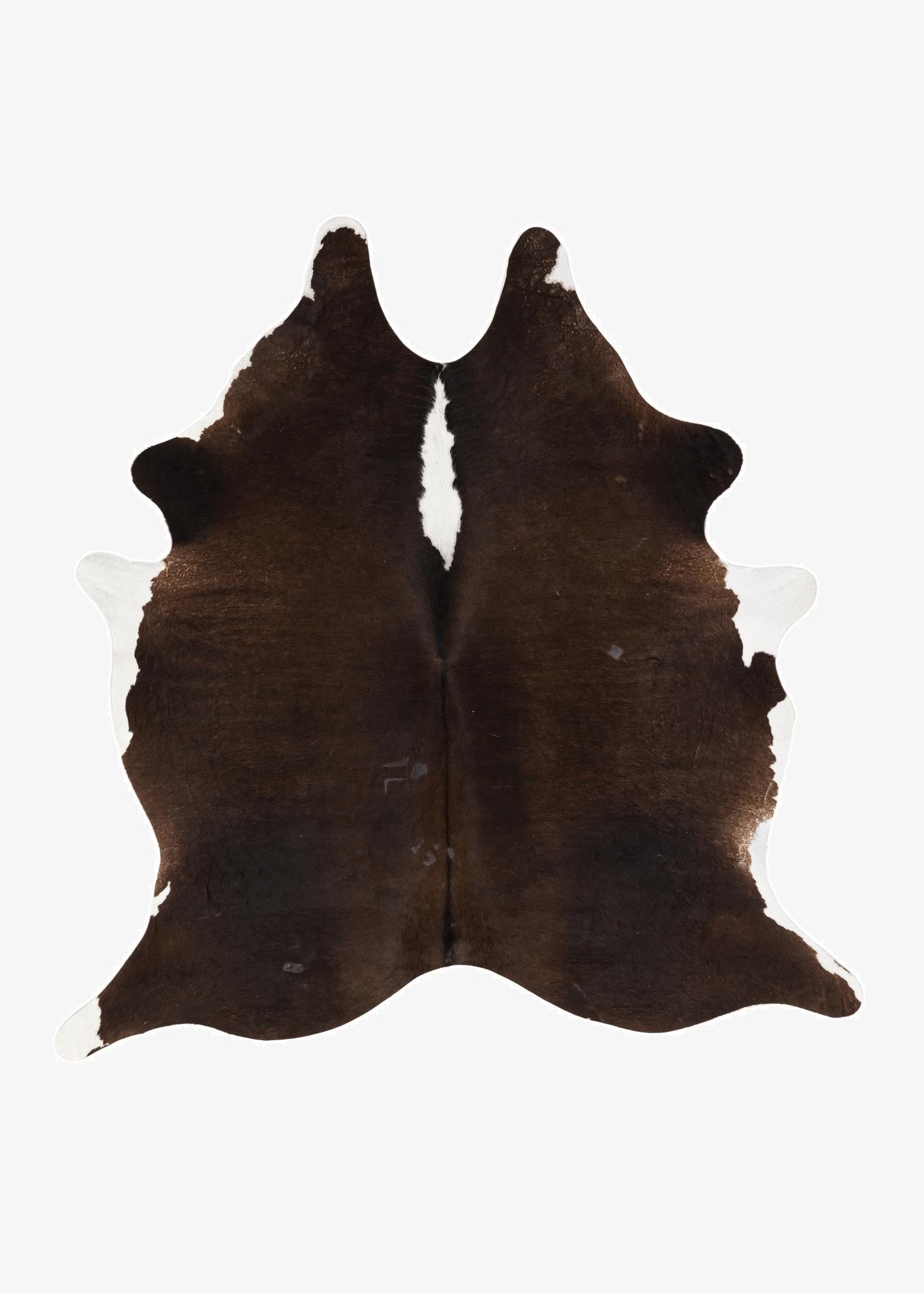 5' 1 x 6' 3 Cowhide Leather Rug