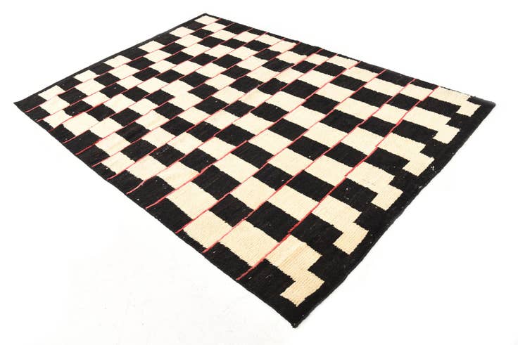 Detail image of 5' 6 x 8' 1 Hand Knotted Darya Wool Rug