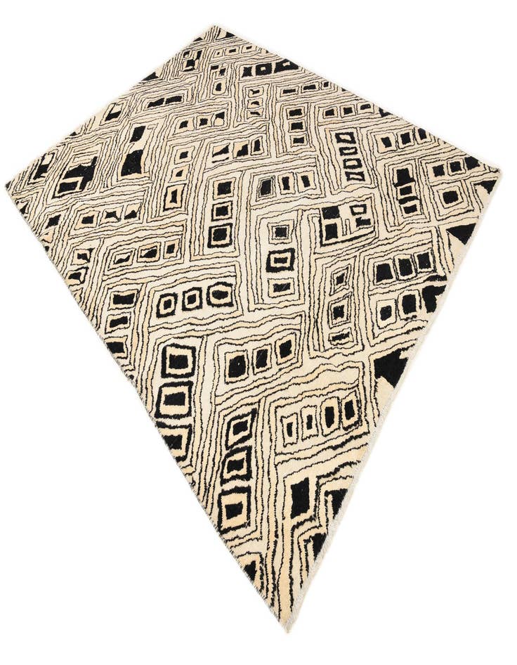 Detail image of 7' 9 x 10' 2 Hand Knotted Darya Wool Rug