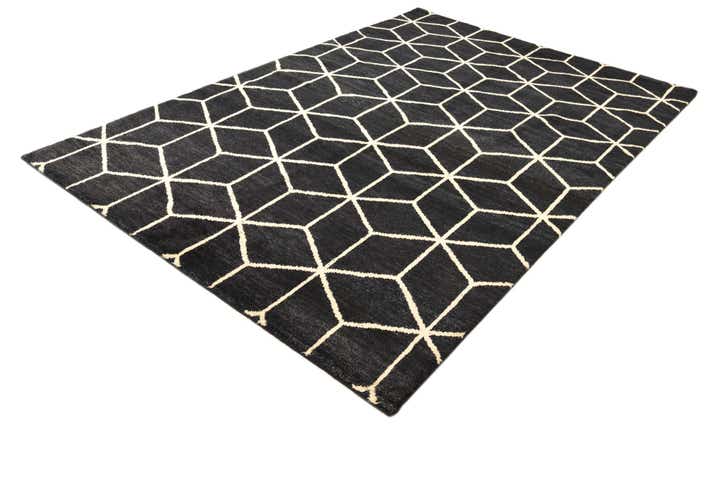6' 7 x 9' 9 Hand Knotted Darya Wool Rug