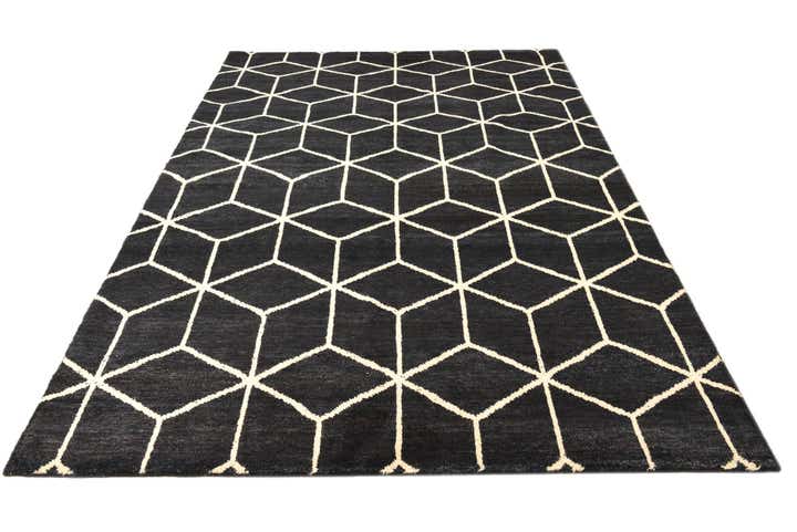 6' 7 x 9' 9 Hand Knotted Darya Wool Rug