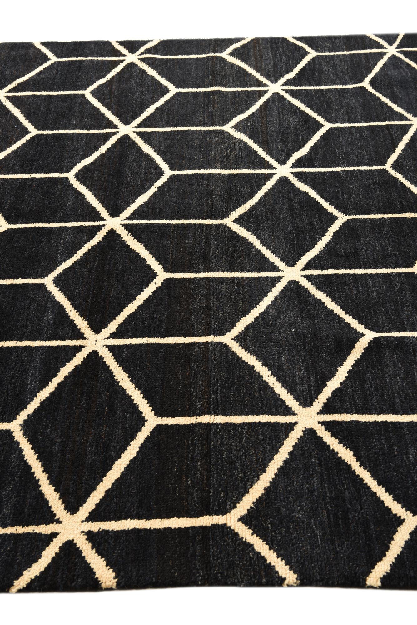 6' 7 x 9' 9 Hand Knotted Darya Wool Rug