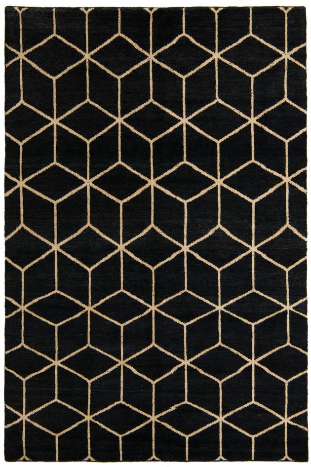 Detail image of 6' 7 x 9' 9 Hand Knotted Darya Wool Rug