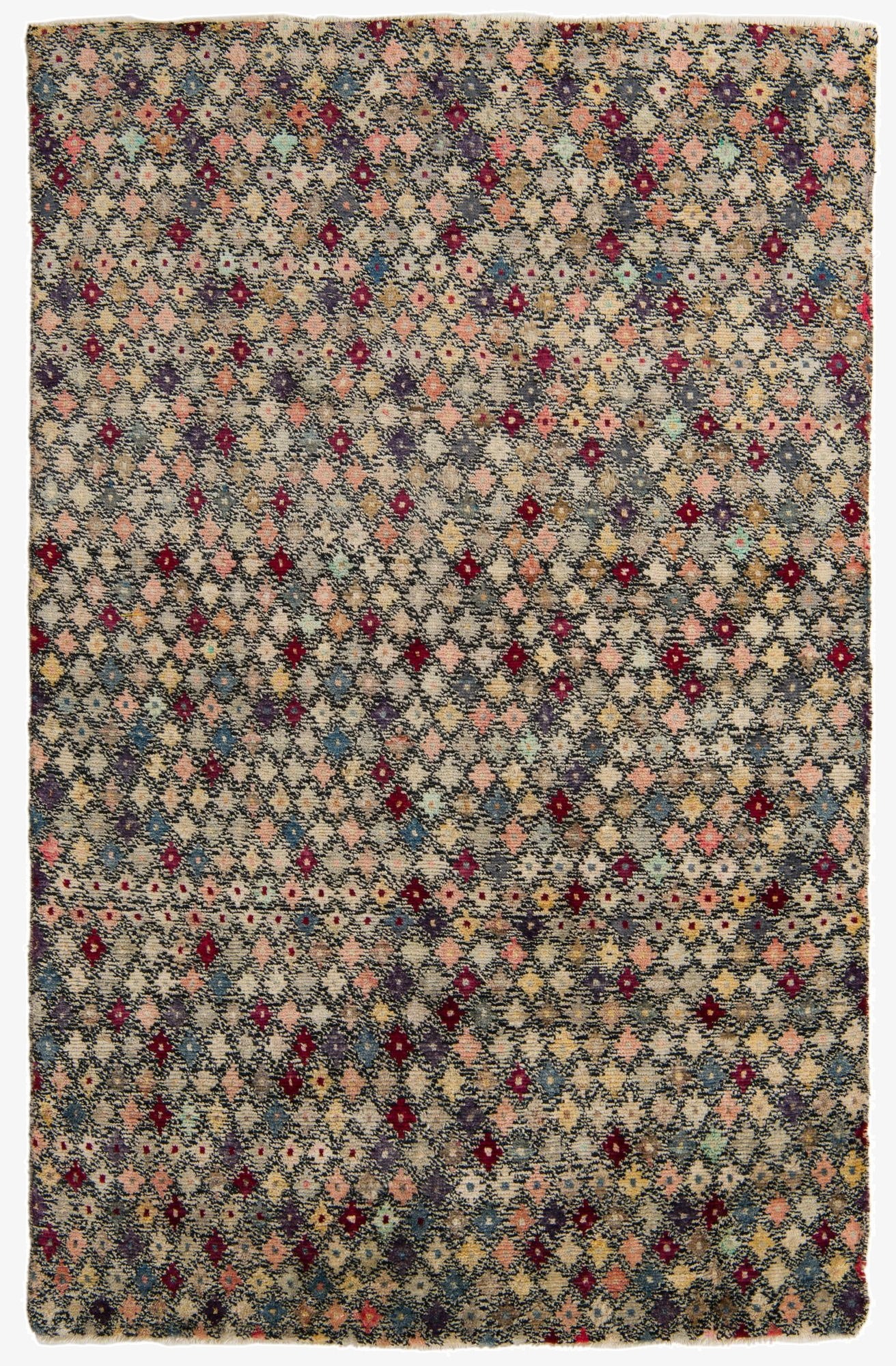 5' 3 x 8'  Hand Knotted Darya Wool Rug