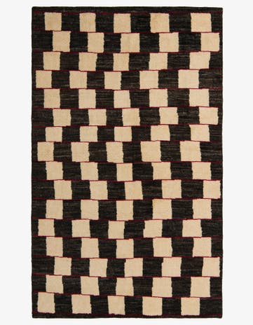 5' x 8' 2 Hand Knotted Darya Wool Rug