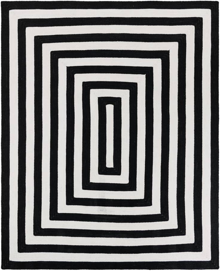 Detail image of 7' 10 x 10' Easy-Clean Eco Verse Washable Indoor / Outdoor Rug