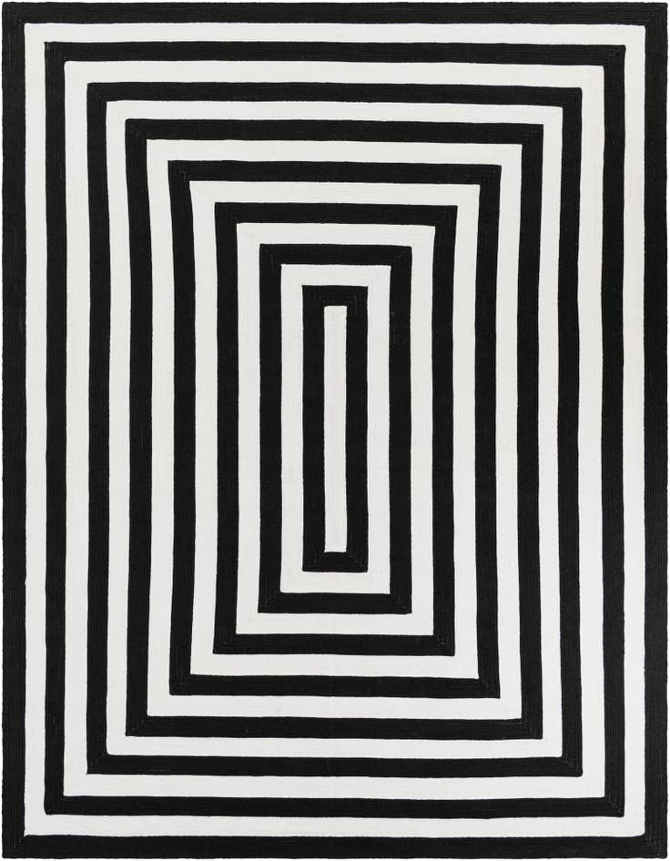 Detail image of 9' x 12' Easy-Clean Eco Verse Washable Indoor / Outdoor Rug